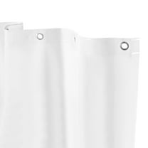 Kenney Microban Protected Heavyweight PEVA Shower Liner, 70" W x 72" H, White