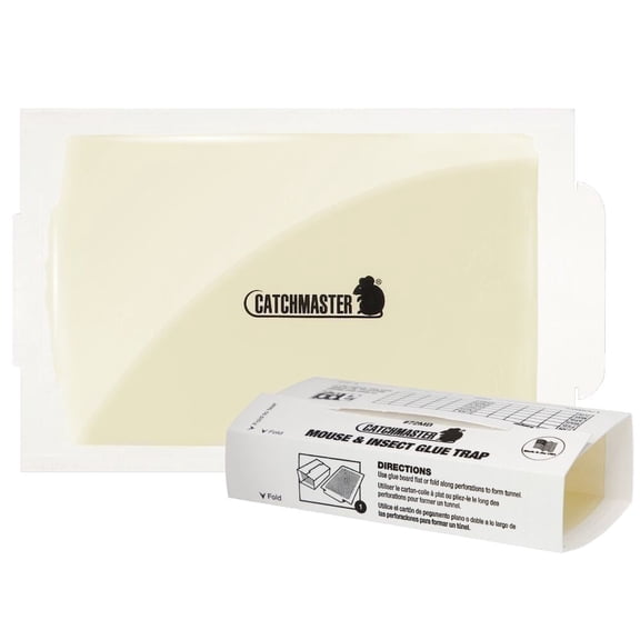 Catchmaster Super Glue Mouse Trap 30PK, Heavy Duty Sticky Traps for Mice, Bulk Glue Traps