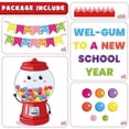 thumbnail image 3 of Back to School Classroom Bulletin Board Decorations Colorful Bubble Gumballs Name Tags Cutouts Welcome Candy School Chalkboard Wall Decor for Teacher Preschool Elementary$$Office, 3 of 7