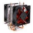 thumbnail image 4 of Dual Computer CPU Cooling Fan 3 Pin CPU Cooler perfke ventilador de refrigeración de la cpu de la computadora, 4 of 9
