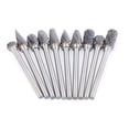 thumbnail image 3 of CEORPER 10 Pcs Hard Metal Carbide Rotary File Made of Solid Steel Suitable for Polishing & Drilling on Wood & Metal Many Field, 3 of 5