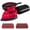 Red, variant on Detail Sander, 130W Hand Sander with Vacuum Dust Collector, 12000RPM Palm Sander, Compact Electric Sander for Wood & Metal, 12 Sandpapers