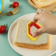 Geometric Sandwich Cutter Set For Kids For Sandwiches And Cookies