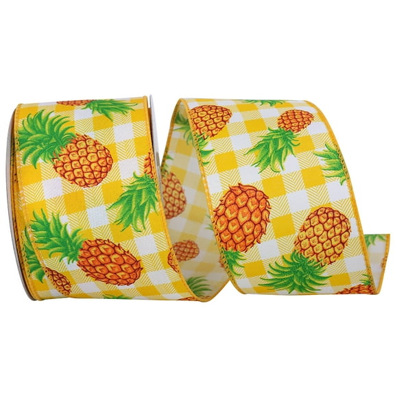 Reliant Ribbon - 93802W-079-40F, Ribbon, Yellow, 2-1/2 Inch, 10 Yards