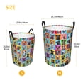 thumbnail image 5 of Kll Cute Dogs Collage Waterproof Foldable Laundry Hamper Bucket With Handles For Storage Bin,Kids Room,Home Organizer (Medium), 5 of 8