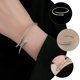 thumbnail image 4 of Pulsera de serpiente con apertura para mujer, elegante joya de muñeca, 4 of 7