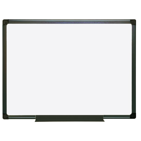 Maya Melamine Black Framed Dry-Erase Board, 24" X 36"