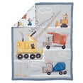 thumbnail image 3 of Bedtime Originals Construction Zone 3-Piece Trucks Nursery Baby Crib Bedding Set, 3 of 9