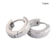 thumbnail image 2 of Guardurnaity 3 pares de pendientes cruzados para hombre, aros con bisagras, colgantes exquisitos, galvanoplastia, acero de titanio, exfoliante Ropa, zapatos y accesorios Miscelánea, 2 of 6