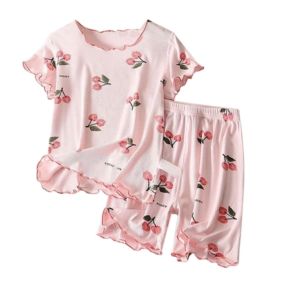 LNMQLPDBS Kids Clothing Set Girls Size 10-12 Girl Outfits Size 7-8 Toddler Girls Outfits 3t Soccer Shirt and Dance Shorts Baby Girls Clothes, Pink 12-18 Months