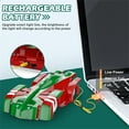 thumbnail image 4 of Wupuaait Remote Control Christmas Rechargeable RC Wall Climbing Racer Stunt Car Toys Xmas Gift for 3-12 Kids, Boys and Girls, Green and Red, 4 of 7