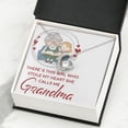 thumbnail image 3 of Forever Love Pendant Necklace with She Calls Me Grandma Message Card – 14K White Gold or 18K Gold Finish, 3 of 20