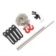 thumbnail image 3 of Kit de Parachoques Delantero y Trasero Ajustable para Actualización de Coche RC para 1/10 SCX10 TRX4 LCG RC Piezas de Actualización de Coche Negro, 3 of 5