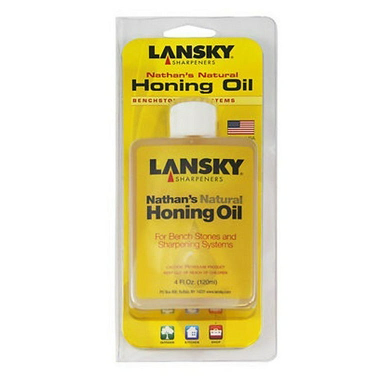  Lansky Nathan's Natural Honing Oil: Lubricant for Non-Diamond  Knife Sharpening System and Knife Sharpening Stone Use : Hunting Knife  Sharpeners : Sports & Outdoors