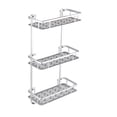 thumbnail image 1 of Toallero Organizador de 3 Niveles de Acero Inoxidable para Baño HappyWare 100121, 1 of 3