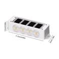 thumbnail image 3 of weibbin Solar Wall Lights Outdoor Garden Fence Light Waterproof LED Landscapes for Patio Yard Gate Pathways, 3 of 6