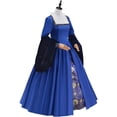 thumbnail image 2 of Women’s Anne Boleyn Tudor Queen Renaissance Elizabethan Style Ball Gown Dress Set, 2 of 6