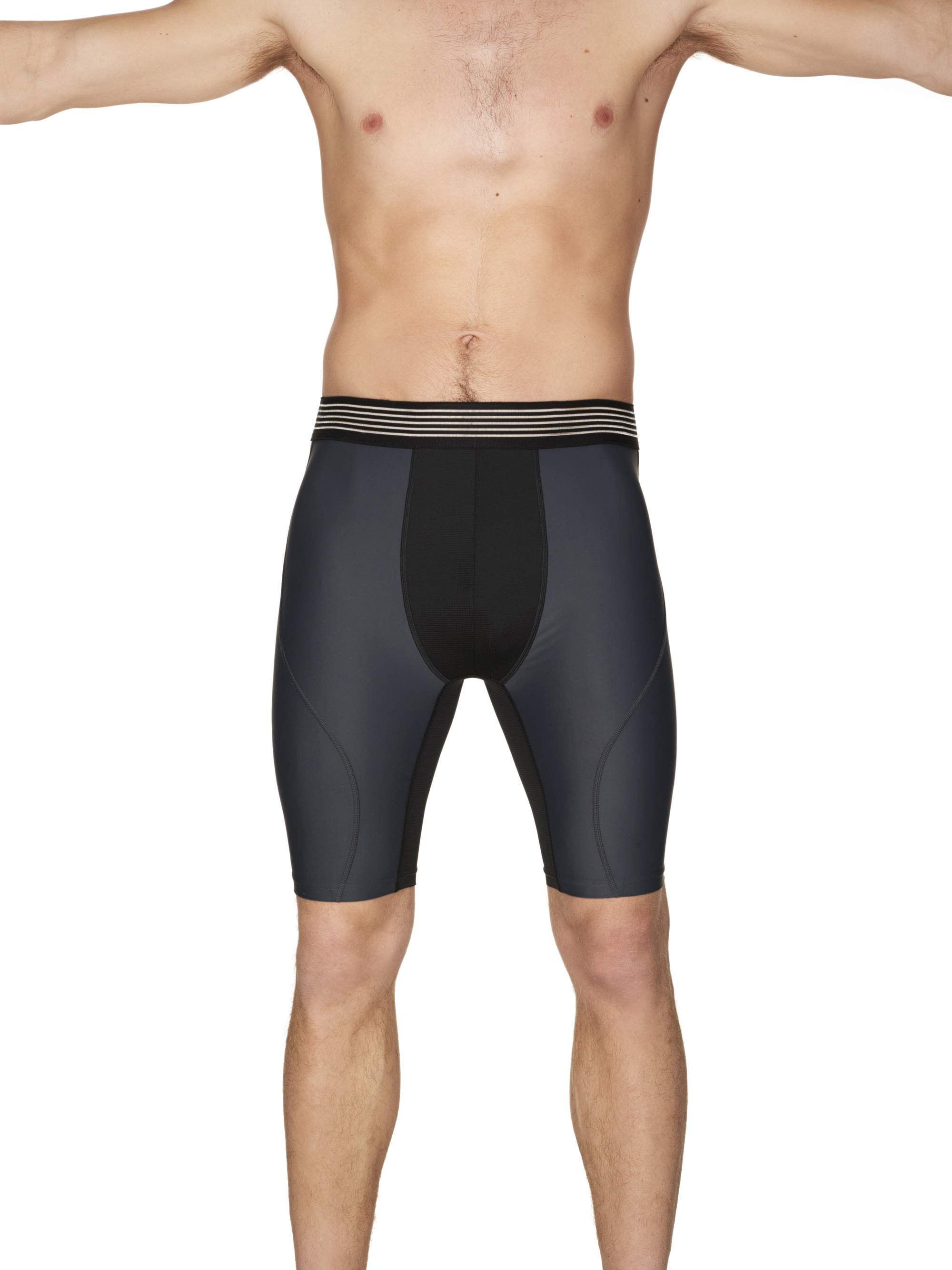 Compression Performance Boxer Brief Mens Athletic Works Sz M NEW Seaport 