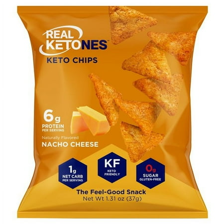 Real Ketones Spicy Nacho Keto Chips