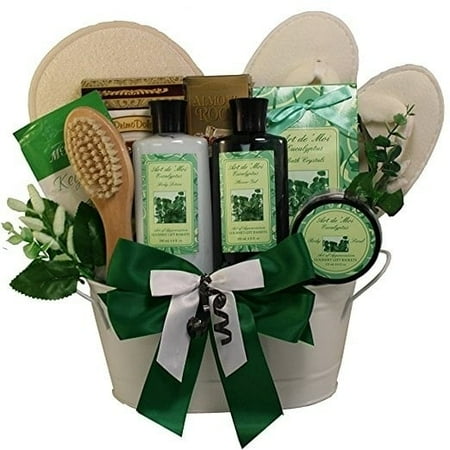 Gift Baskets Canada Spa - Art of Appreciation Gift Baskets Peace and Relaxation Eucalyptus Aromatherapy Spa Gift Basket Set