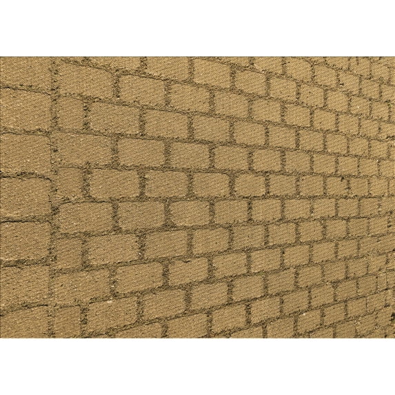 Ahgly Company Indoor Rectangle Patterned Saddle Brown Area Rugs, 8' x 12'