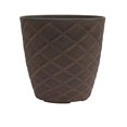 thumbnail image 1 of Happy Planter 608410086456 Planter, 14" x 14" x 13.6", Havana Brown, 1 of 1