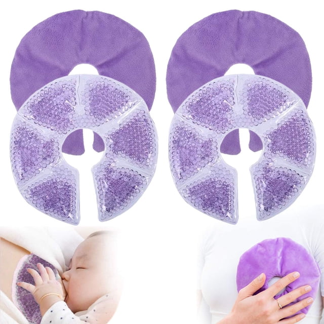 Almohadillas de terapia mamaria QETRABONE Gel frío y caliente para amamantar