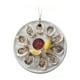 thumbnail image 2 of Adorno navideño de mariscos náuticos | Decoración de cerámica para casa de playa con limón y chile picante | Adorno navideño redondo de 7,6 cm para cocina o decoración costera, 2 of 9