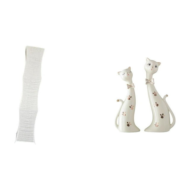 Lámpara De Pie De Papel Con Pantalla, Esculturas De Gatos, Estatua De Animal, Regalo De Boda, Ideal Para La Repisa De La Chimenea Del Comedor. Adorno Coleccionable Para La Mesa. Estatuas De
