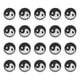 thumbnail image 1 of 100 cuentas espaciadoras sueltas Tai Chi Yin Yang para hacer joyas DIY, 1 of 6