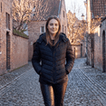 thumbnail image 5 of Women's Lightweight Full-Zip Puffer Jacket with Hood Quilted Waterproof Winter Coat, Black, 5 of 8