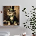 thumbnail image 4 of Kit de peinture par numéros sur toile, bricolage d'art à l'huile, Kit de chat mignon, décoration murale de maison, 40x50cm, 4 of 9