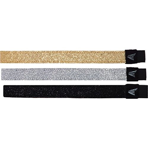 /& ORANGE #0107 NWT EASTON 3-PACK GLITTER BANDS WHITE GREY
