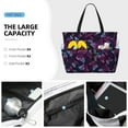 thumbnail image 3 of Balery Purple Butterfly Beach Travel Bag - Water-Resistant, Large Capacity Lightweight Tote with 7 Pockets for Women and Men - Perfect for Beach, Pool, Gym, and Travel, 3 of 7