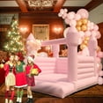 thumbnail image 6 of Relunch Inflatable Pink Bounce House, Christmas Bounce castle with Air Blower,Indoor & Outdoor Bouncy Castle for Wedding Party Kids Birthday Party, Easy to Install, 6 of 10