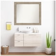 thumbnail image 7 of Amanti Art Custom Wall and Bathroom Mirror (36 x 42 in.), Trellis Silver Frame, 7 of 7