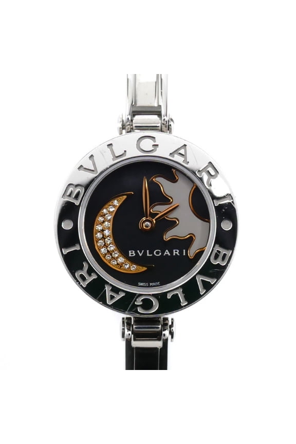 Pre-Owned BVLGARI B-ZERO1 Sun & Moon Battery-Operated Watch BZ22S Women's (Good)
