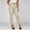 *Khaki, variant on ClodeEU Women's High Waisted Straight Leg Cropped Pants with Pockets ,Stretch Casual Business Work Trousers Khaki,Women's Plus L