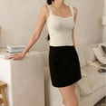 thumbnail image 3 of Stylish Women's Winter Sleeveless Crew Neck Comfortable Solid Color Regular Vest, 3 of 5