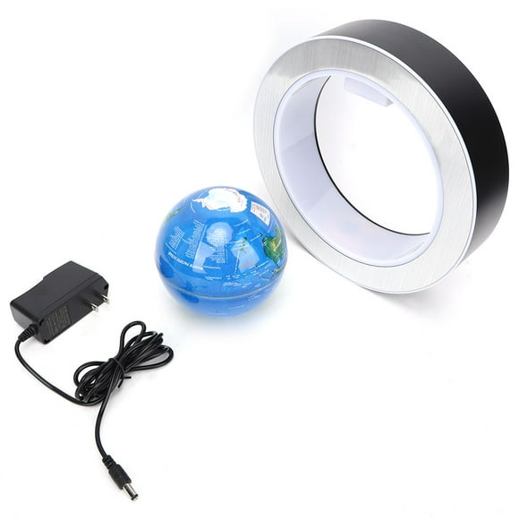 Levitating Globe Floating Globe With LED Lights Magnetic Field Levitation World Map Globe US Plug 110-220V