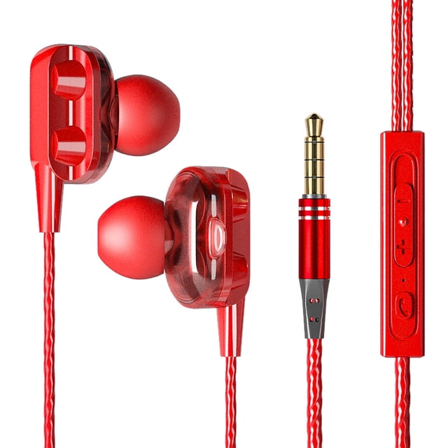 Earphones in Ear Headphones with Microphone 3.5mm Wired Earbuds with Ergonomics Design Excellent Stereo Audio Built in Microphone and Wide Compatibility
