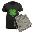 thumbnail image 5 of CafePress - If Your Phone Doesn't Ring To Women's Dark Pajamas - Women's Short Sleeve Print T-Shirt and Pants Dark Cotton Pajama Set, 5 of 7