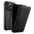 thumbnail image 1 of Melkco For Iphone 13 Pro Matte Phone Case Genuine Cow Leather+pc Vertical Flip Back Cover, 1 of 5