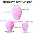 thumbnail image 2 of 7pcs Protecting Bristles Reusable Makeup Brush Covers For Travel Pink Portable, 2 of 3