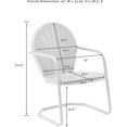 thumbnail image 3 of Crosley Furniture Griffith Metal Outdoor Chair - Grasshopper Green, 3 of 22