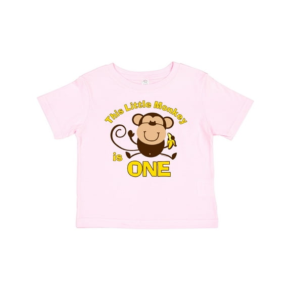 Inktastic Little Monkey 1st Birthday Boy Boys or Girls Baby T-Shirt