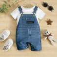 thumbnail image 5 of LAPAKIDS Baby Boy Romper for 3-6 Months Summer Short Sleeve Print Jumpsuit, 5 of 7