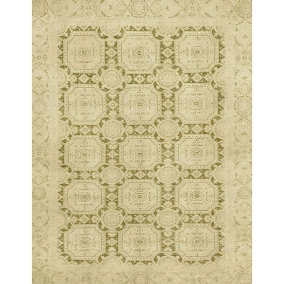 Ahgly Company Machine Washable Indoor Rectangle Abstract Brown Gold Area Rugs, 2' x 5'