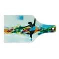 thumbnail image 2 of Ballet Cutting Board, Inspirational Ballerina Dancing Digital Vibrant Bubbles Color Circles Illustration, Decorative Tempered Glass Cutting and Serving Board, in 3 Sizes, by Ambesonne, 2 of 5