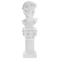 WINOMO 1 Set Roman Column David Statue Greek Daivid Statue Resin